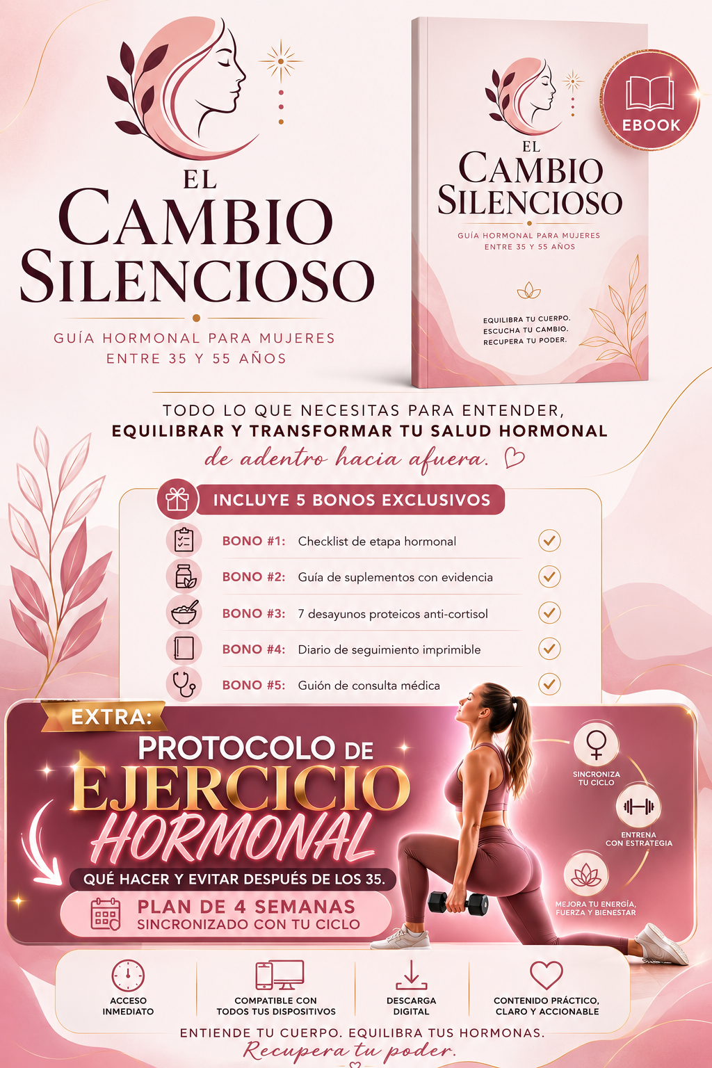 El Cambio Silencioso — Pack Completo EBOOK + BONOS + EXTRA